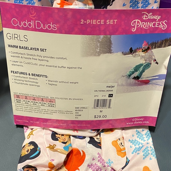 Cuddl Duds~Disney 2pc set (NWT!) - Picture 3 of 3